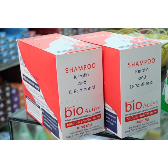 Bio shampoo keratin 1 กล่อง 24 ซอง