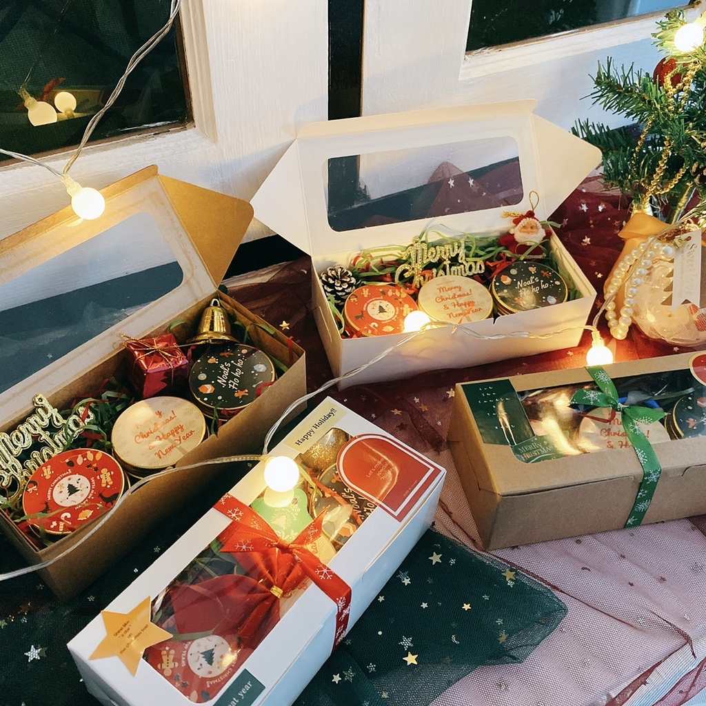 พร้อมส่ง เทียนหอม Boxset Christmas ปีใหม่ SizeS M L เทียนหอมไขถั่วเหลือง Soycandle เลือกวันส่งได้
