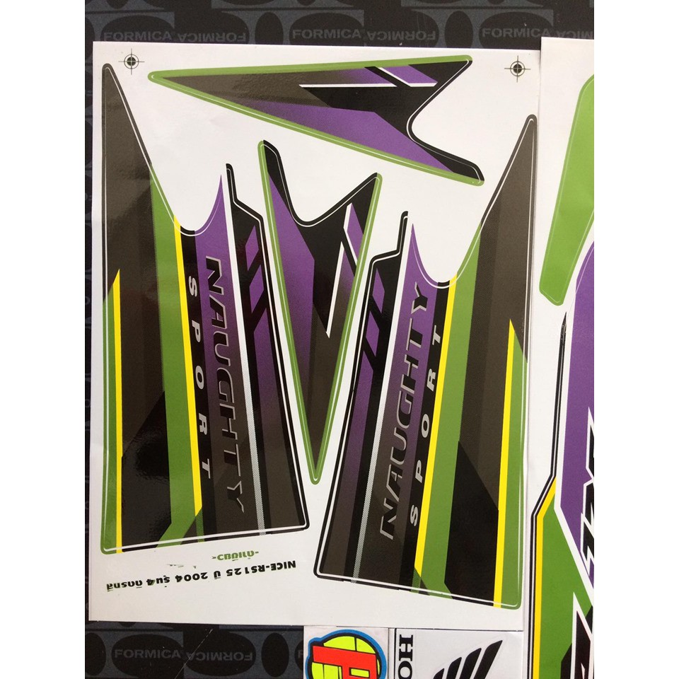 สติ๊กเกอร์ ์HONDA NICE 125 RS ติดรถสี เขียว ปี 2004 รุ่น 4 - pookie ...