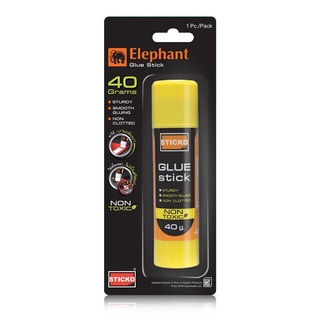 Elephant(ตราช้าง) กาวแท่ง ขนาด 40 กรัม ใช้ติดกระดาษ  STICKO Glue Stick