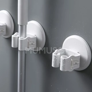 Ecoco ตัวหนีบติดผนัง Mop Holder ที่แขวนไม้กวาด ที่จัดเก็บไม้กวาด ไม้ถูพื้น จัดเก็บอุปกรณ์มีด้าม
