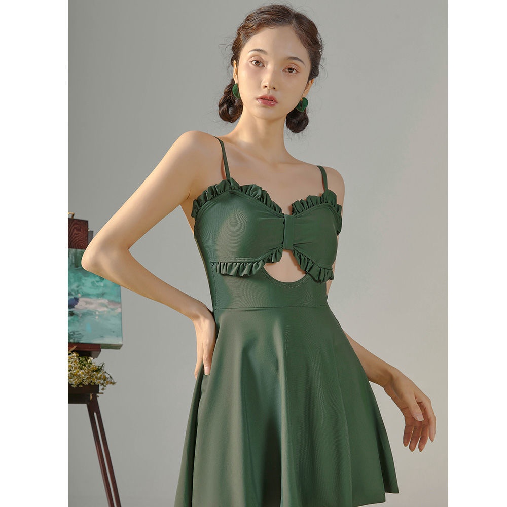 Xu Susu Oolong Tea Jelly] 2021 ใหม่ยอดนิยมแขนยาวอนุรักษ์นิยมอาบน้ำน้ำพุ