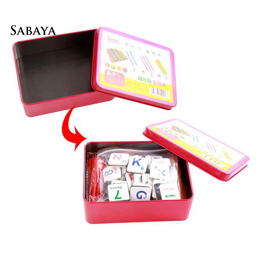 【Ready stock】Wooden Magnetic Math Card Stick Counting Number Education ...