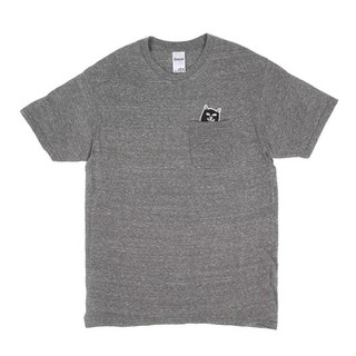 SLUM LTD - RIPNDIP Lord Jermal Pocket Tee Ash