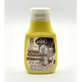 New Size Juniper White ChocolateTopping210 g.(จูนิเปอร์ ไวท์ช็อกโกแลต ท็อปปิ้ง210 กรัม)**จำกัดการสั่งซื้อ12ขวด/ออเดอร์