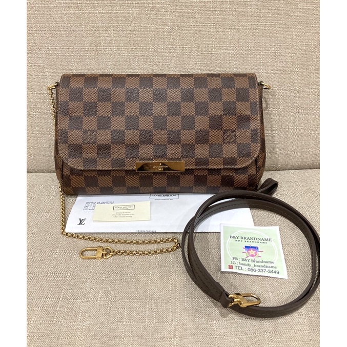 🌸Louis Vuitton Favorite MM Dc.17 เดิมๆไม่สปา ⭐️ พร้อมส่งค่ะ ⭐️  ของแท้💯% ไม่แท้ยินดีคืนเงินเต็มจำนวน