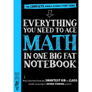 [English Book]❗❗Everything You Need to Ace Math in One Big Fat Notebook : The Complete Middle School Study Guide