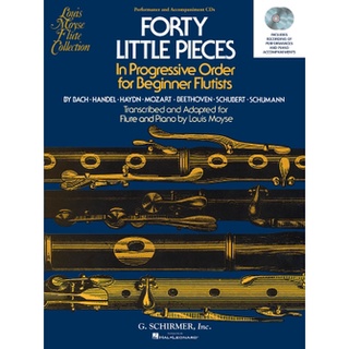 (SALES)40 LITTLE PIECES IN PROGRESSIVE ORDER FOR BEGINNER FLUTISTS(CDs Only)