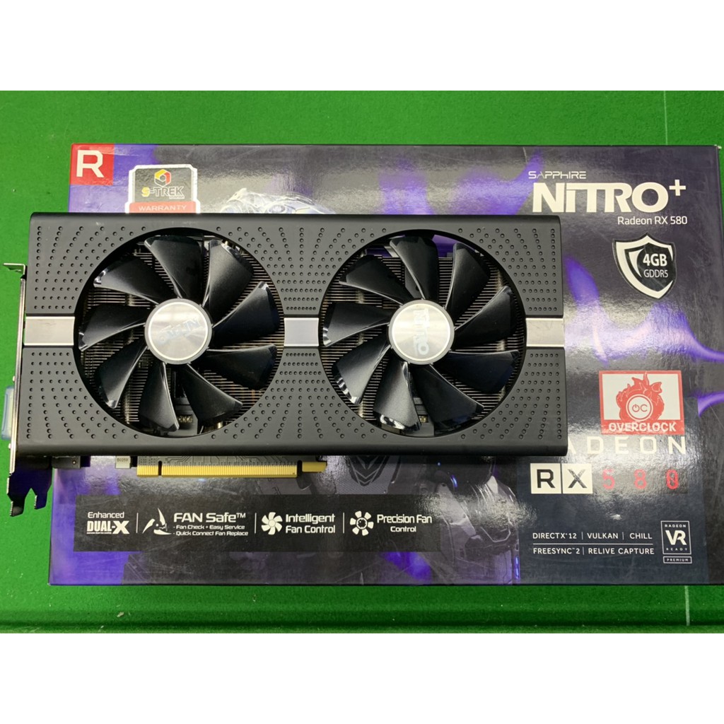 การ์ดจอ SAPPHIRE NITRO RX 580 4G สวยใส ไร้ฝุ่น สภาพเยี่ยม - naiaod ...