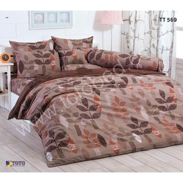 ⊕❁□ผ้าปูที่นอน 3.5 ฟุต/5 ฟุต/ 6 ฟุต TOTO ลายทั่วไป​