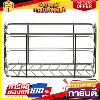 ชั้นแขวนสแตนเลส1ชั้นวางขวดสั้น KECH LEAF ชั้นวางของในครัว KITCHEN RACK STAINLESS STEEL 304 KECH LEAF