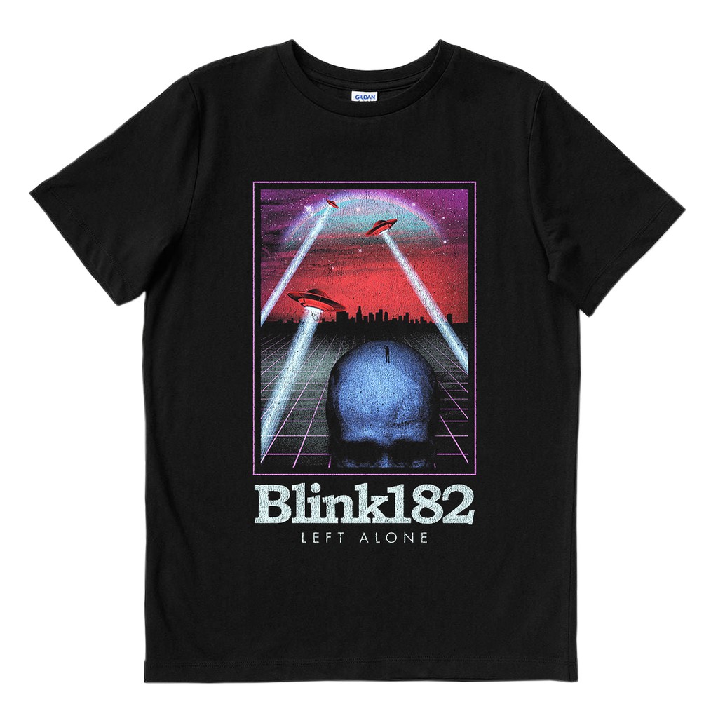 ผ้าฝ้ายแท้Blink 182 - เอเลี่ยนซ้าย | เสื้อยืด พิมพ์ลายวงดนตรี | เพลงเมอร์ช | Unisex | วงดนตรี MERCH 