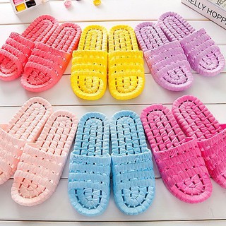 ⭐ รับประกันสินค้า ⭐รองเท้ากันลื่นในห้องน้ำ+ในบ้าน มี 5 สี Size 40-41