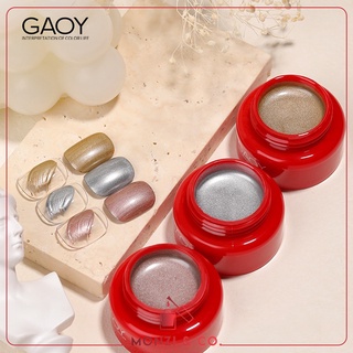 พร้อมส่งทุกวัน ใหม่ สีเมทัลลิค เงิน ทอง New GAOY เพ้นท์เล็บ ตัดขอบทอง สีสวย ทาง่าย เอาไว้ตัดเส้น ทาหรือเพ้นท์เล็บ 5ml