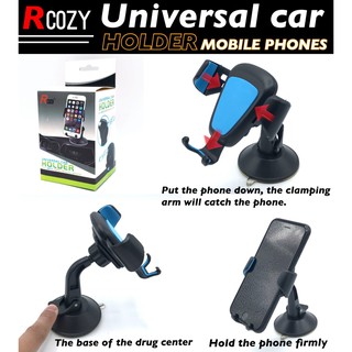 Rcozy Universal Car ที่จับโทรศัพท์ 3 ขาล็อค