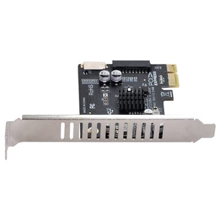 ซ็อกเก็ตแผงด้านหน้า 5Gbps Type-E USB 3.1 และการ์ดอะแดปเตอร์ USB 2.0 เป็น PCI-E 1X VL805 สําหรับ Motoard #2