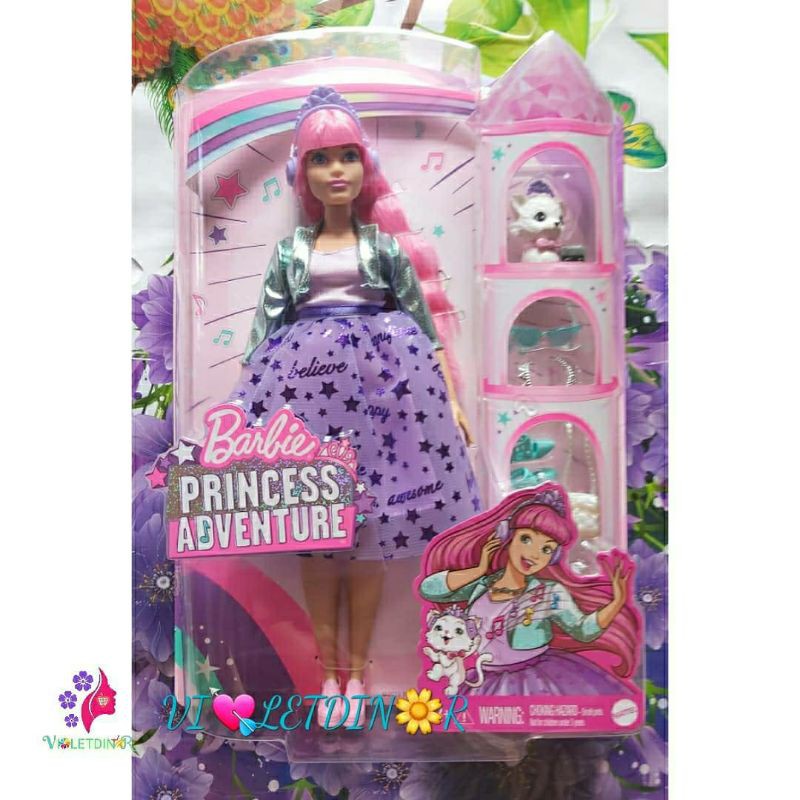 Barbie PRINCESS ADVENTURE PINK MATTEL