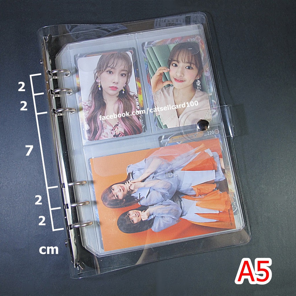 แฟ้ม 6 ห่วง ปกใส ปกออแกไนซ์ ปกแพลนเนอร์ Organize Planner อัลบั้มใส่การ์ด แฟ้มใส่การ์ด A5, A6 ราคา ถูกที่สุด ดีลบีเคเค แกลเลอรีภาพที่ 2