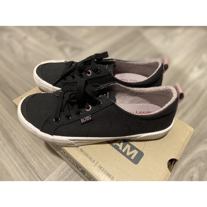 รองเท้าผ้าใบ Skechers สเก็ตเชอร์ส รองเท้า ผู้หญิง Bobs B Wilder Bobs Shoes - 113876-BLK