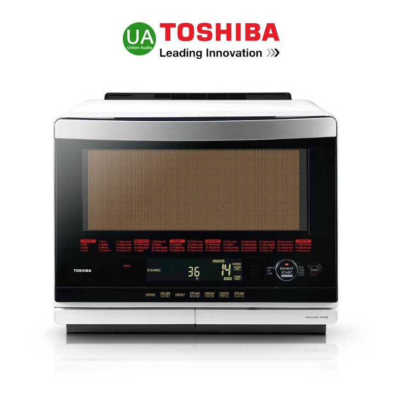 TOSHIBA เตาอบไมโครเวฟ  ER-LD430C 31ลิตร เป็นได้ทั้ง Microwave,Convection,Grill และ Steam  ภายในเครื่องเดียว