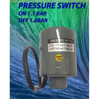 เพรสเชอร์สวิตซ์ปั๊มน้ำ on - off 2.0 - 2.8 kg/cm2 Pressure switch สวิตซ์แรงดัน