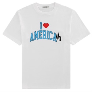 เสื้อยืดผ้าฝ้ายพิมพ์ลายแฟชั่น ROUGH CUT AMERICANO TEE