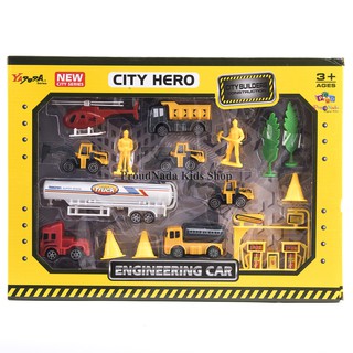 ProudNada Toys รถก่อสร้าง YA989A Series CITY HERO ENGINEERING CAR NO.YA989A