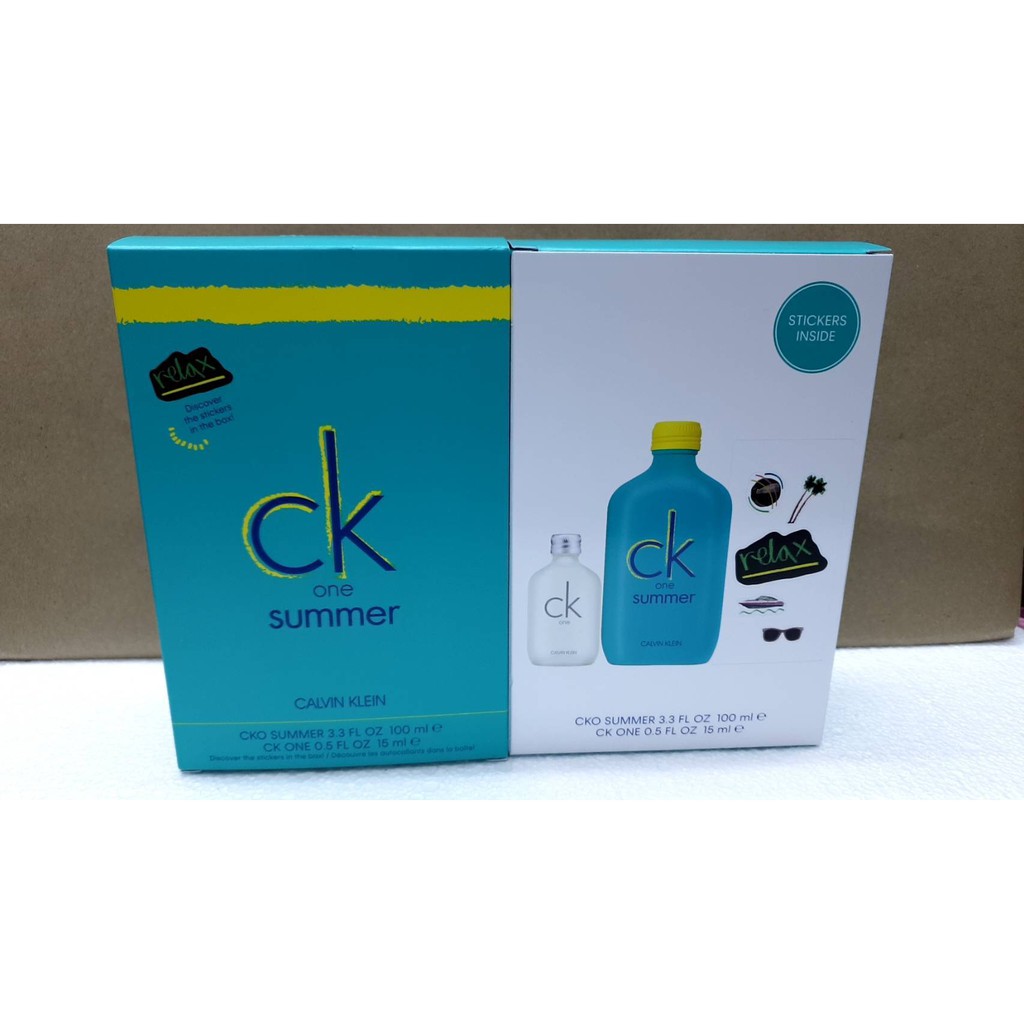 น้ำหอมแท้ Set CK One Summer 2020 (100ml+Ck one 15ml)
