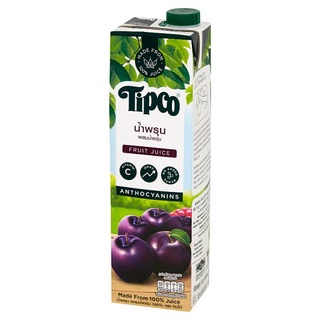 🔥แนะนำ!! ทิปโก้ น้ำพรุน ผสมน้ำองุ่น 100% 1 ลิตร Tipco 100% Prune &amp; Grape Juice 1L