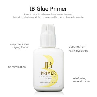 ไพรเมอร์ IB 15ml โปร่งใส ทาก่อนต่อขนตา สำหรับช่างต่อขนตา กาวติดขนตา