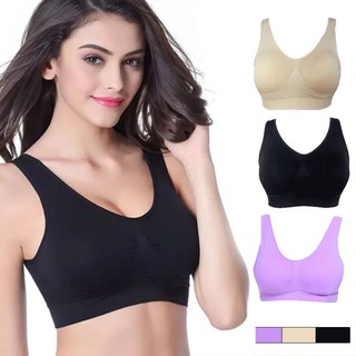 Systano ชุดชั้นในกระชับไร้รอยต่อ แพ็ค 3 ตัว 3 สี No.T081 - (Black / Beige / Purple)