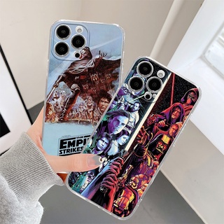 เคสโทรศัพท์มือถือแบบนิ่ม TPU ลาย Star Wars สําหรับ iPhone 14 13 12 11 Pro Max 14Plus mini X XS XR XSMAX 6 6s 5 5S 6plus 6splus 7 8 SE2020 7plus 8Plus QMZT