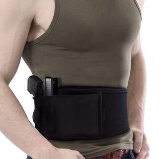 Right hand/left hand tactical universal belly belt holster