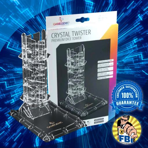 Gamegenic GGS60033 - Crystal Twister Premium Würfelturm