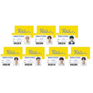 ENHYPEN ENniversary Student Identity Card First Anniversary of Debut Small Card