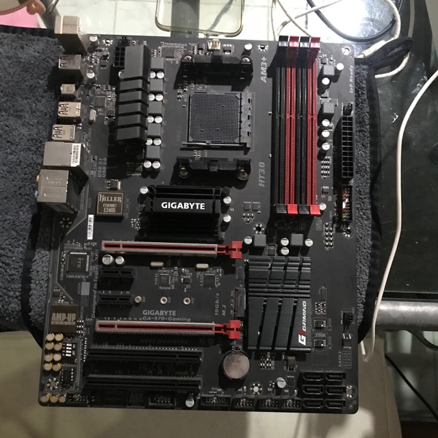 CPU (ซีพียู) AMD AM3+ FX-8350 4.0 GHz 8C + Mainboard GIGABYTE 970-Gaming