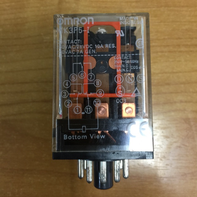 รีเลย์ Omron MKS3P-5   24VDC  แท้ จากศูนย์
