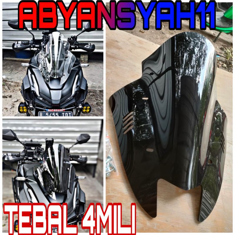 WINDSHIELD HONDA ADV150/160 SPORTY TDR RACING JENONG V2 MINI. VISOR ADV150/160