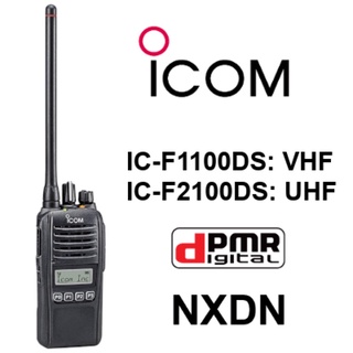 วิทยุสื่อสาร ICOM แท้! รุ่น IC-F1100D /S /T (เครื่องสังเคราะห์ความถี่ประเภท2 ราชการ) Analog/digital 136-174MHz 5W IP67