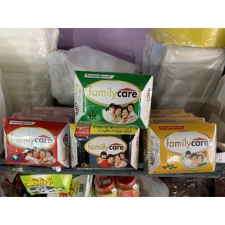 สินค้าพม่าสบู่FamilyCareขนาดแพ็คละ4ก้อนราคาแพ็คละ120บาท