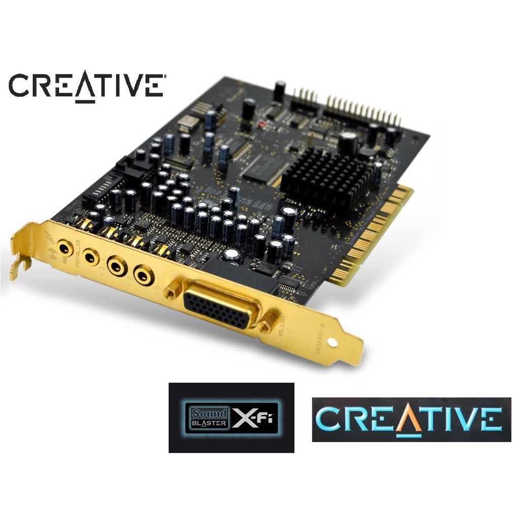 Creative Labs SB0460 Sound Blaster X-Fi XtremeMusic 7.1-CH PCI Sound Card Audio