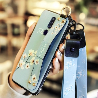 เคสโทรศัพท์มือถือพร้อมสายคล้องมือสําหรับ Oppo F11 Pro F11 F9 A5 A3S
