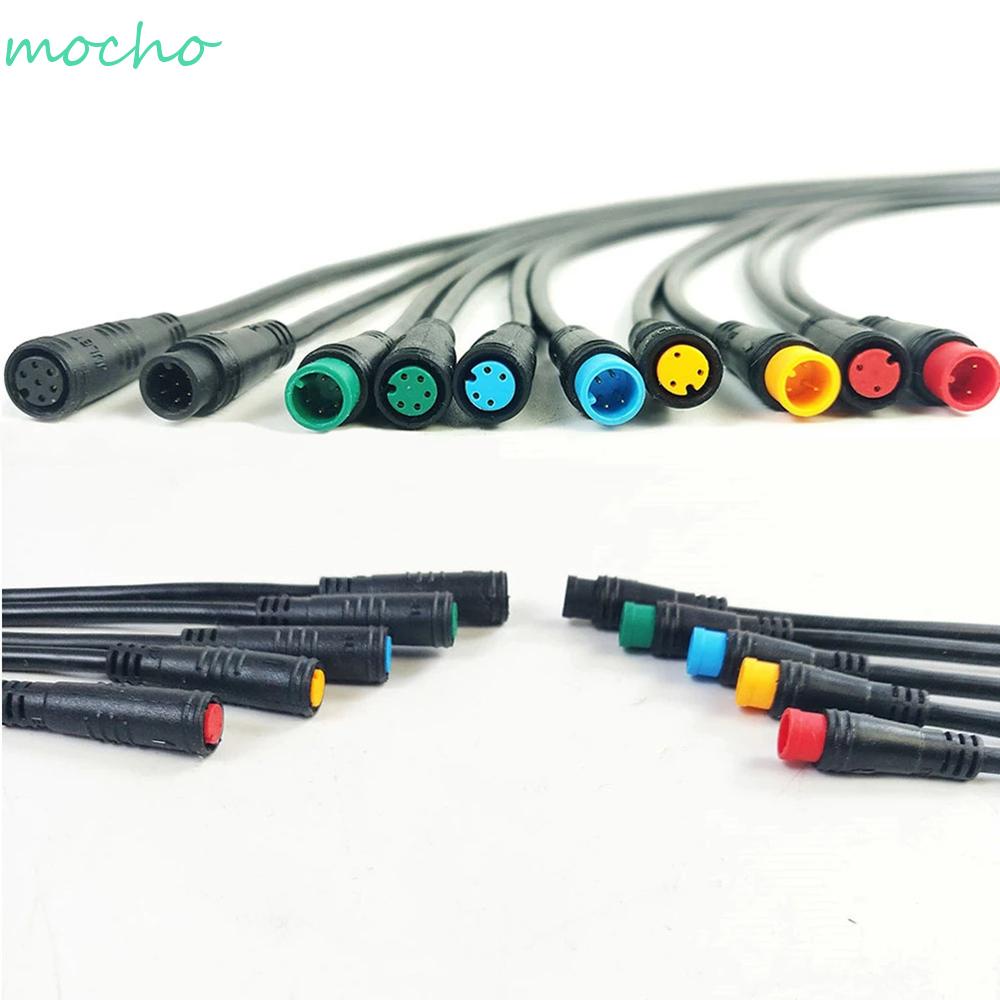 MOCHO Modified accessories Ebike Connector Cable Electric Bicycle Julet Basic Cable Ebike Display Cable Cycling Conversion Cable For E-Bike Female Male Cables 2 3 4 5 6 Pin Base Connector Ebike Bafang Display