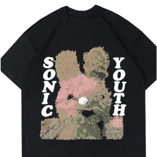 เสื้อยืดผ้าฝ้าย [ SONIC YOUTH ] GRACIAS เสื้อวง เสื้อทัวร์ โซนิคยูธ เสื้อวินเทจ LIsa lalisa blackpinkS-