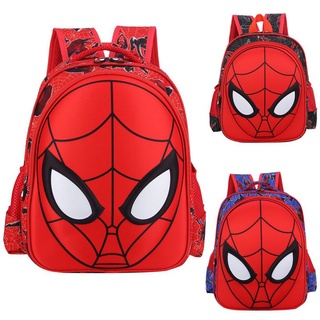 กระเป๋าเป้สะพายหลัง ลายการ์ตูนซุปเปอร์ฮีโร่ Marvel Spider Man สําหรับนักเรียน