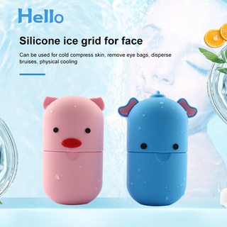 [HCLM] Face Ice Cube Tray Rolling Lifting Swelling Removal Facial Massager Moisturizing Refillable Portable Reusable