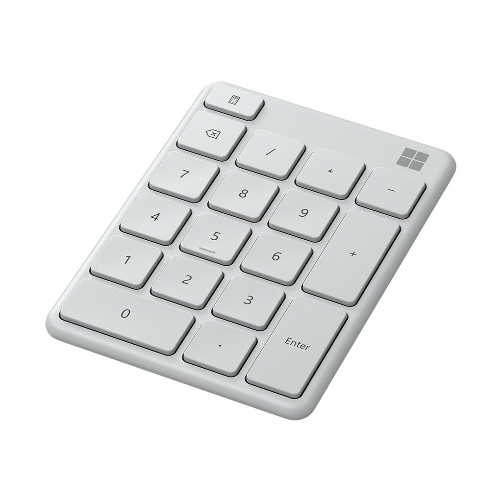 Microsoft NUMBER PAD Bluetooth Glacier MCS-23O-00021  Number Pad Bluetooth