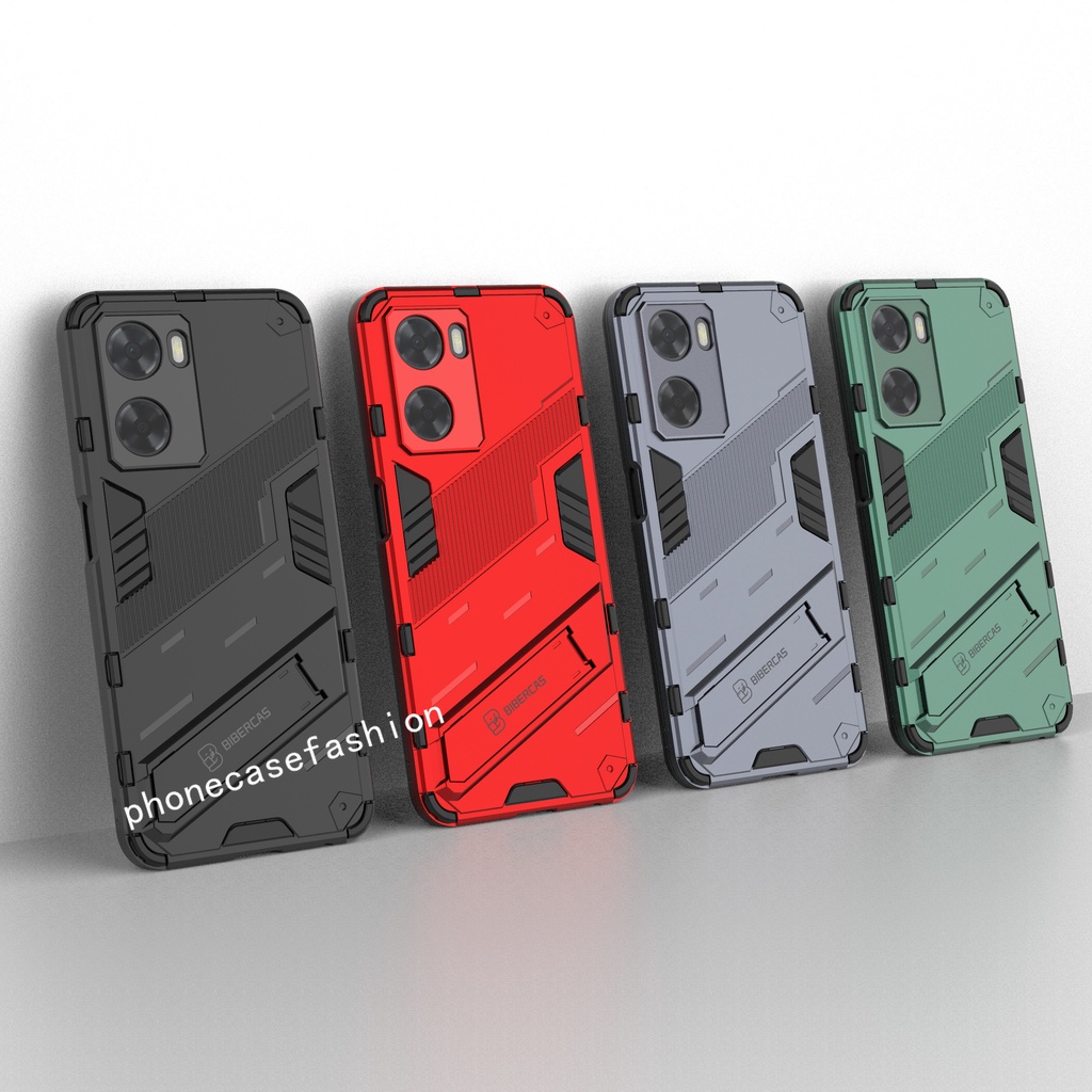 เคสโทรศัพท์สําหรับoppo A3 A3x A18 A38 A58 A60 A36 A76 A96 A57 A77s A79 5G 4G 2022 เกราะกันกระแทกโทรศัพท์ที่วางขาตั้งHer Bracket Hardปกหลังกรณี