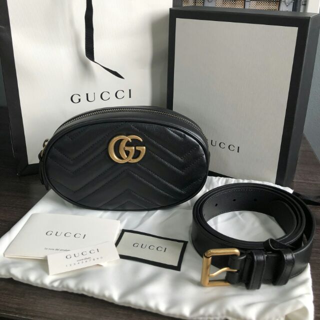 New Gucci belt bag size 95cm ของแท้100%