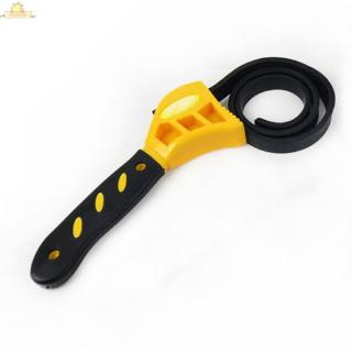 😀😀Strap Wrench Supplies Rubber Spanner Lid Plumbing Non-Slip Handle Car Oil Filter Bottle Cap Repair Tool Durable